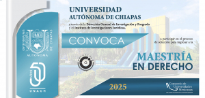 Maestría en Derecho - Convocatoria 2025
